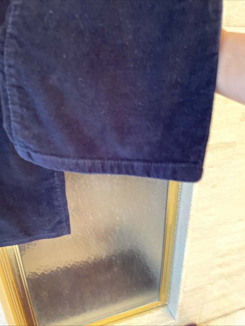 St Johns Bay Navy Blue Straight Leg Corduroy Pants Womens Size 6 Cotton Stretch - Picture 6 of 11